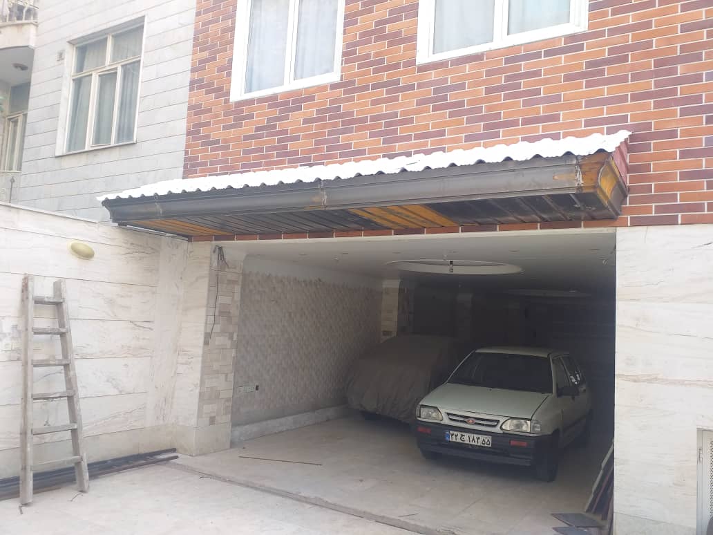اضافه کردن سقف پارکینگ با سقف شیبدار در نازی آباد